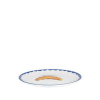 TELLER Croissant in Bunt - 18cm - Multicolor, Keramik (18/18/2cm) - Blond Amsterdam