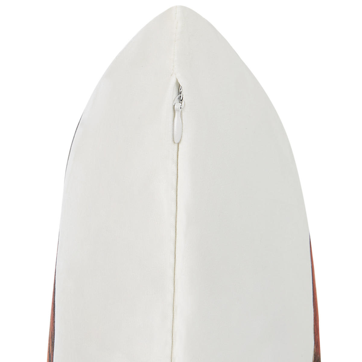 OKRASNA BLAZINA bež 45/45 cm Curbita - bež, tekstil (45/45cm) - Beliani