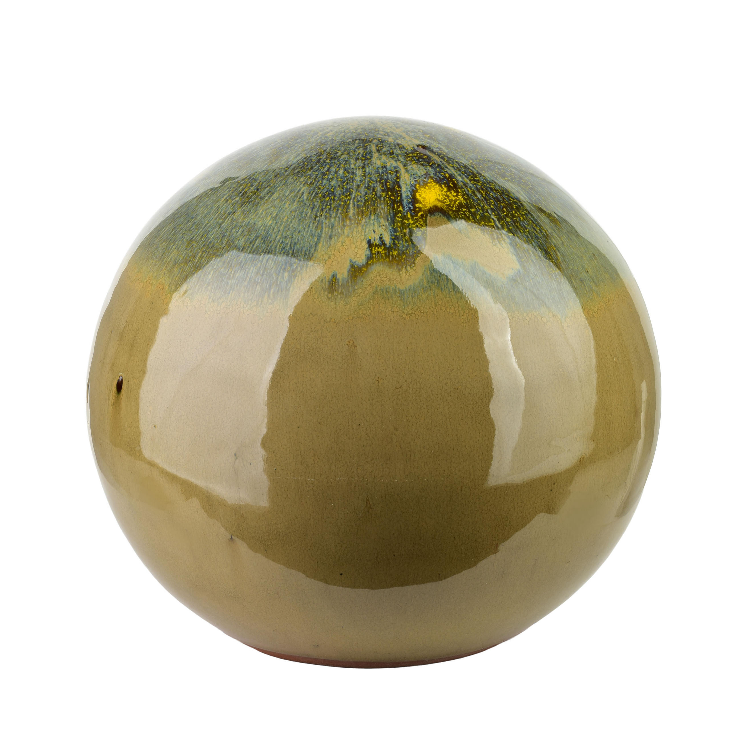 DEKOKUGEL Saggio braun 25/25/25 cm Keramik - Braun, Keramik (25/25/25cm) - Mondex