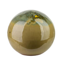 DEKOKUGEL Saggio braun 25/25/25 cm Keramik - Braun, Keramik (25/25/25cm) - Mondex