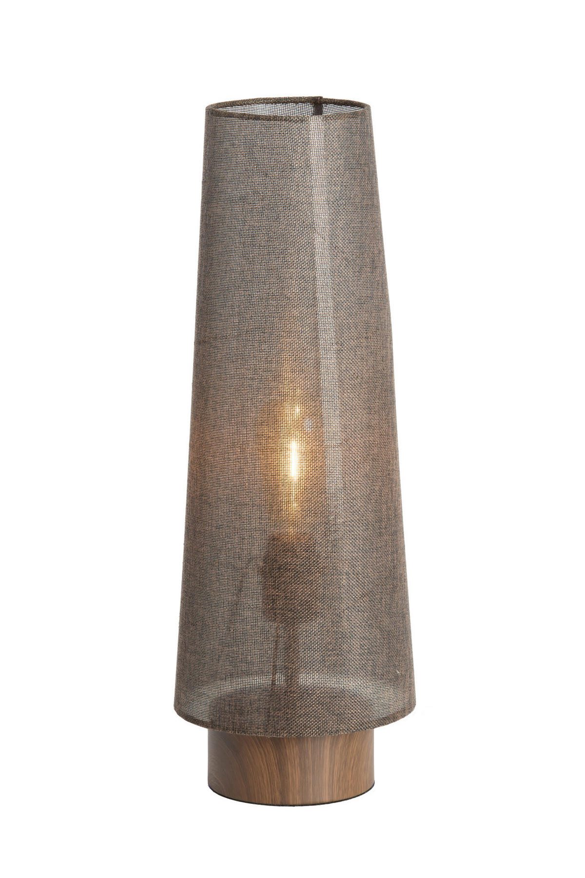 TISCHLAMPE Howie Braun Ø19/52,5 cm - Dunkelbraun, Metall (19/19/52.5cm) - Light & Living