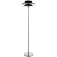 STEHLEUCHTE Albert 40/25/145 cm - Schwarz, Metall (45/22/178cm) - Nettlife