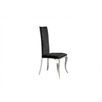 ESSZIMMERSTUHL MORA Schwarz Velvet (1er-Set) - Schwarz, Textil (48/109/57cm) - KAWOLA