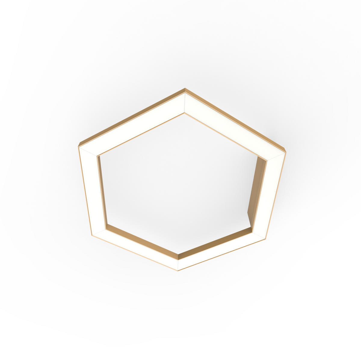 LED-DECKENLEUCHTE - Goldfarben, Metall (1.6/3/40cm) - Lumicom