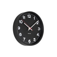 WANDUHR New Classic Ø20 cm - Schwarz, Metall (20/20/4cm) - Karlsson
