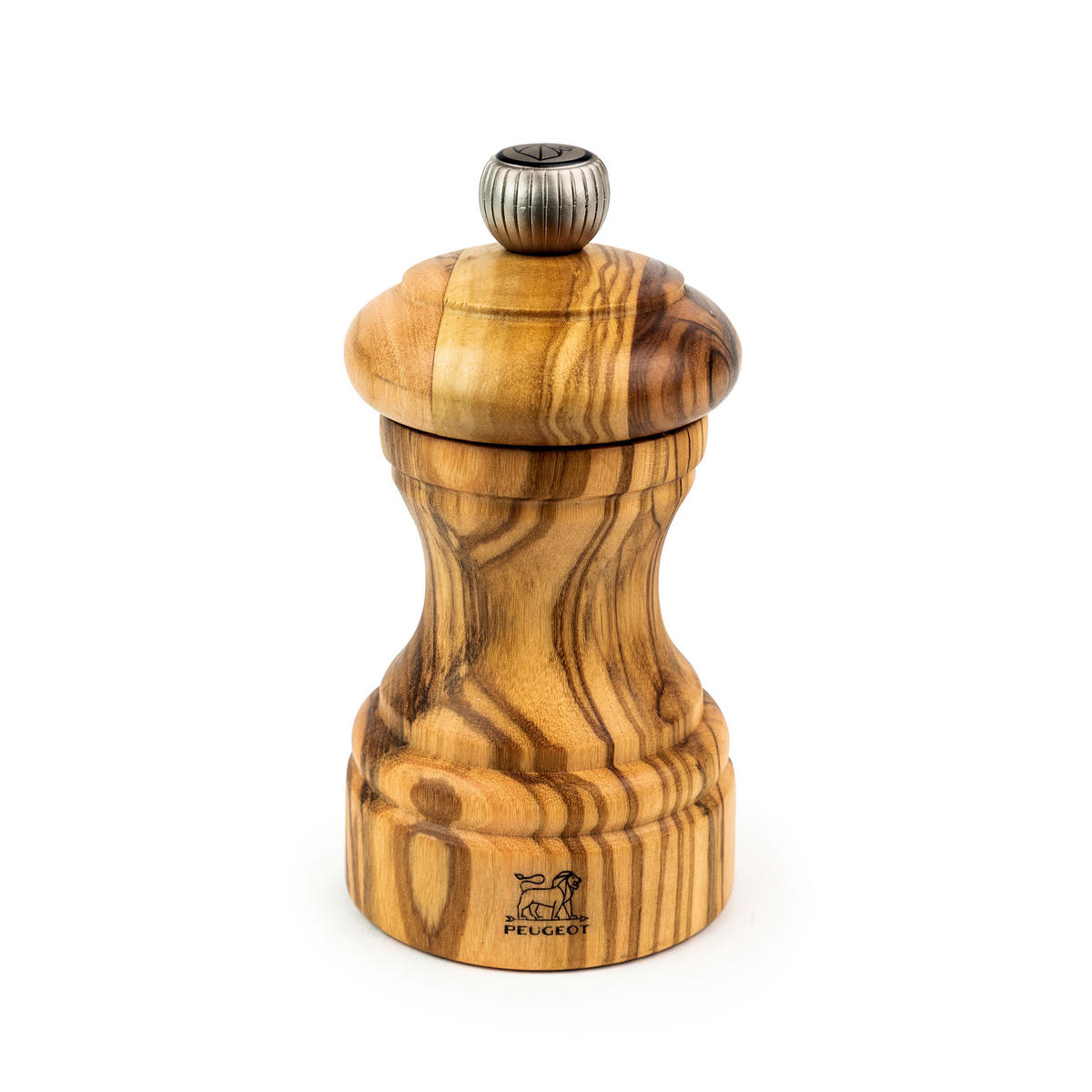 MÜHLENSET Bistro 10cm Pfeffer- & Salzmühle Olivenholz Stahlmahlwerk - Braun, Holz (10.6/10/5.3cm) - PEUGEOT