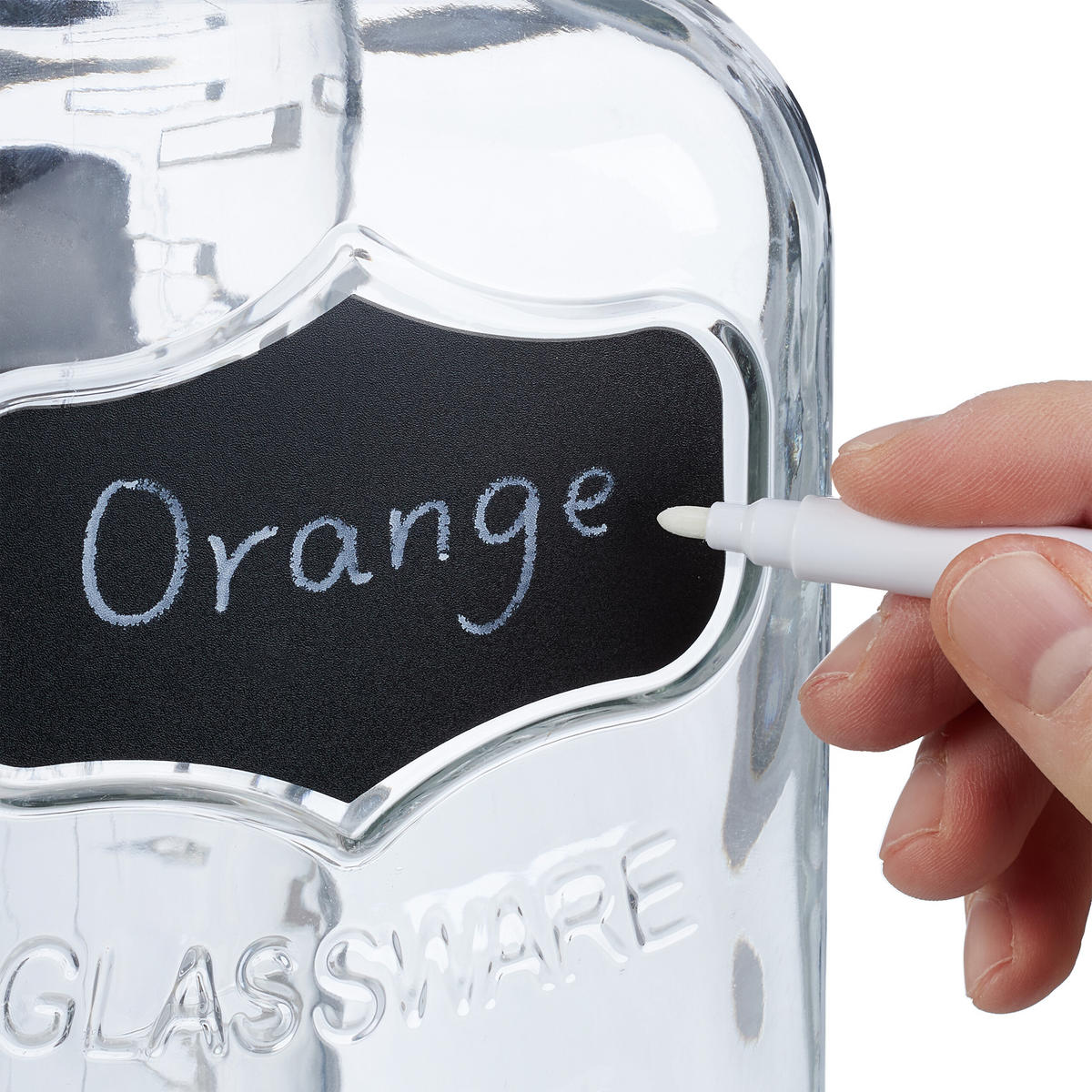 GETRÄNKESPENDER - Transparent, Glas/Metall (4L) - Relaxdays