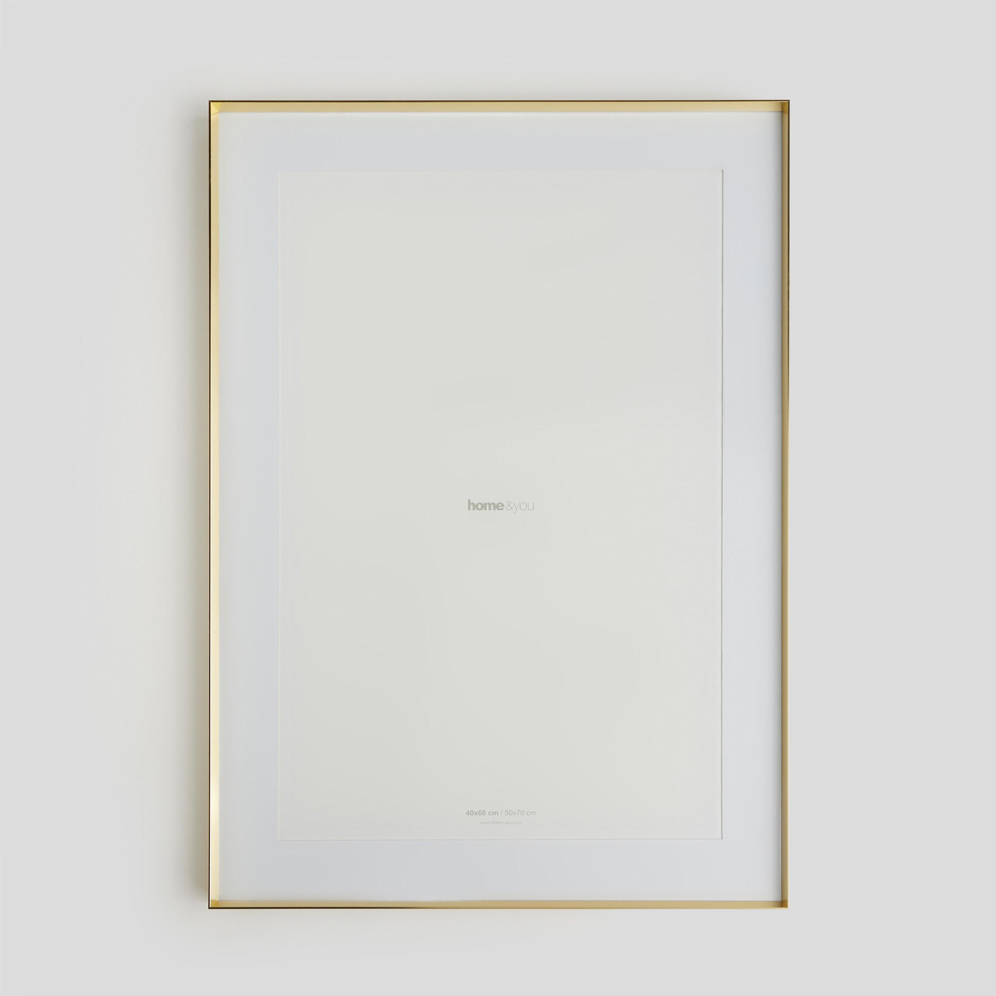 RAHMEN Anzi - Goldfarben, Metall (3/70/50cm) - home&you