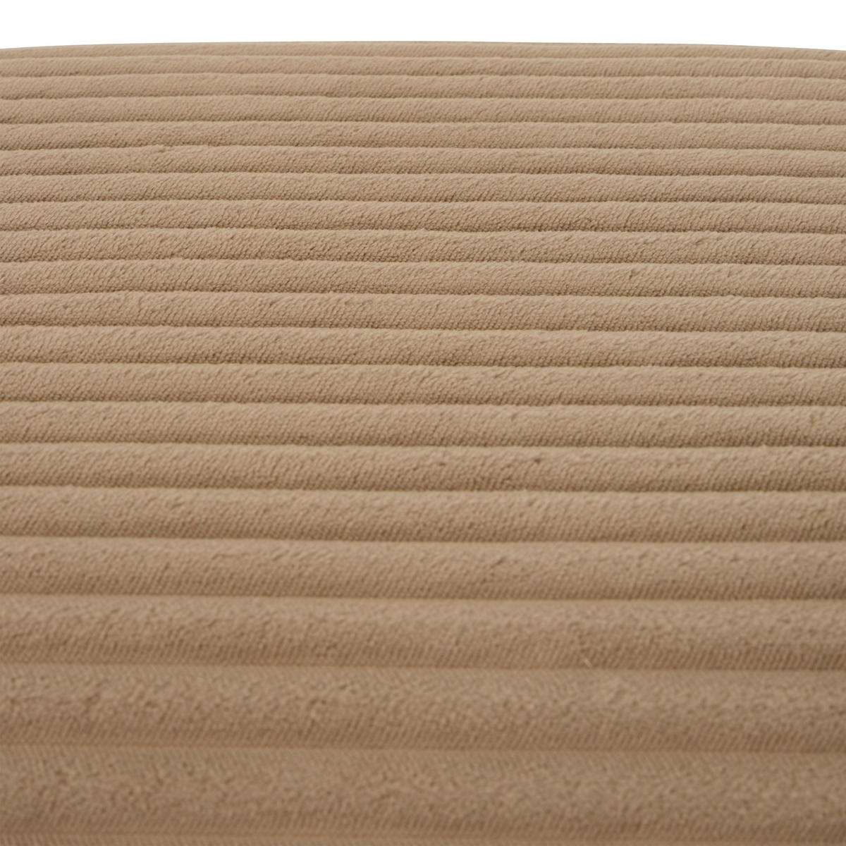 BOGENHOCKER aus Cord Sevi 41/35,5/43 cm - Braun, Kunststoff (35.5/43/41cm) - Atmosphera Createur d´interieur