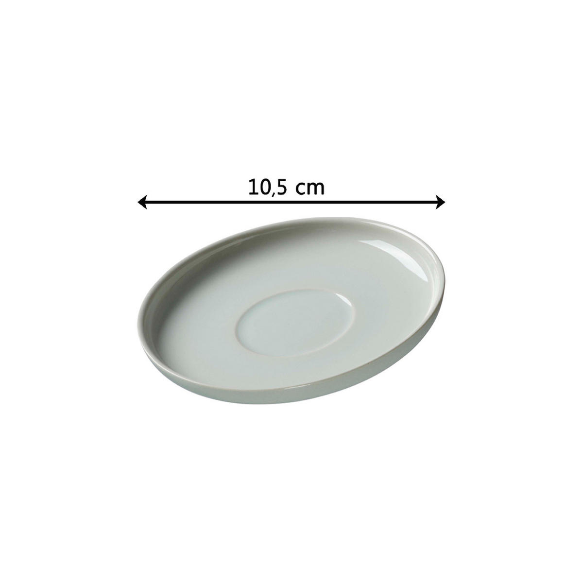 ESPRESSOTASSEN MIT UNTERTASSEN Jasper Mint 100 ml 4er Set - Mintgrün, Keramik (1/1/1cm) - Ritzenhoff Breker