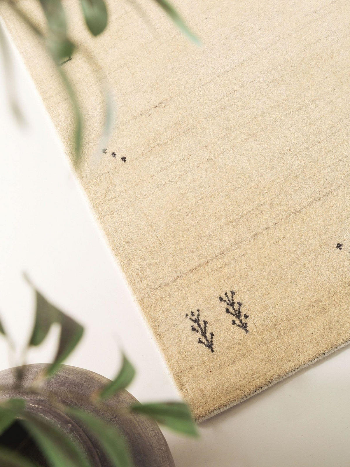 WOLLTEPPICH-LÄUFER Jamal Cream 80x250 cm - Creme, Textil (80/1cm) - KUNSTLOFT