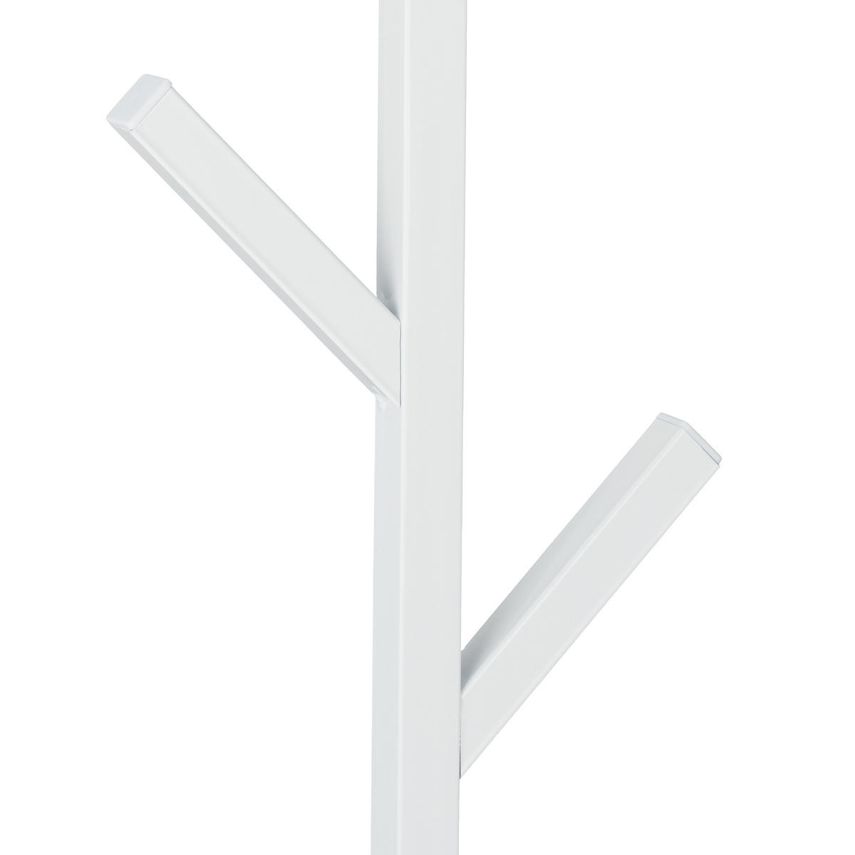 KLEIDERSTÄNDER - Weiß, Metall (19.5/100.5/7cm) - Relaxdays
