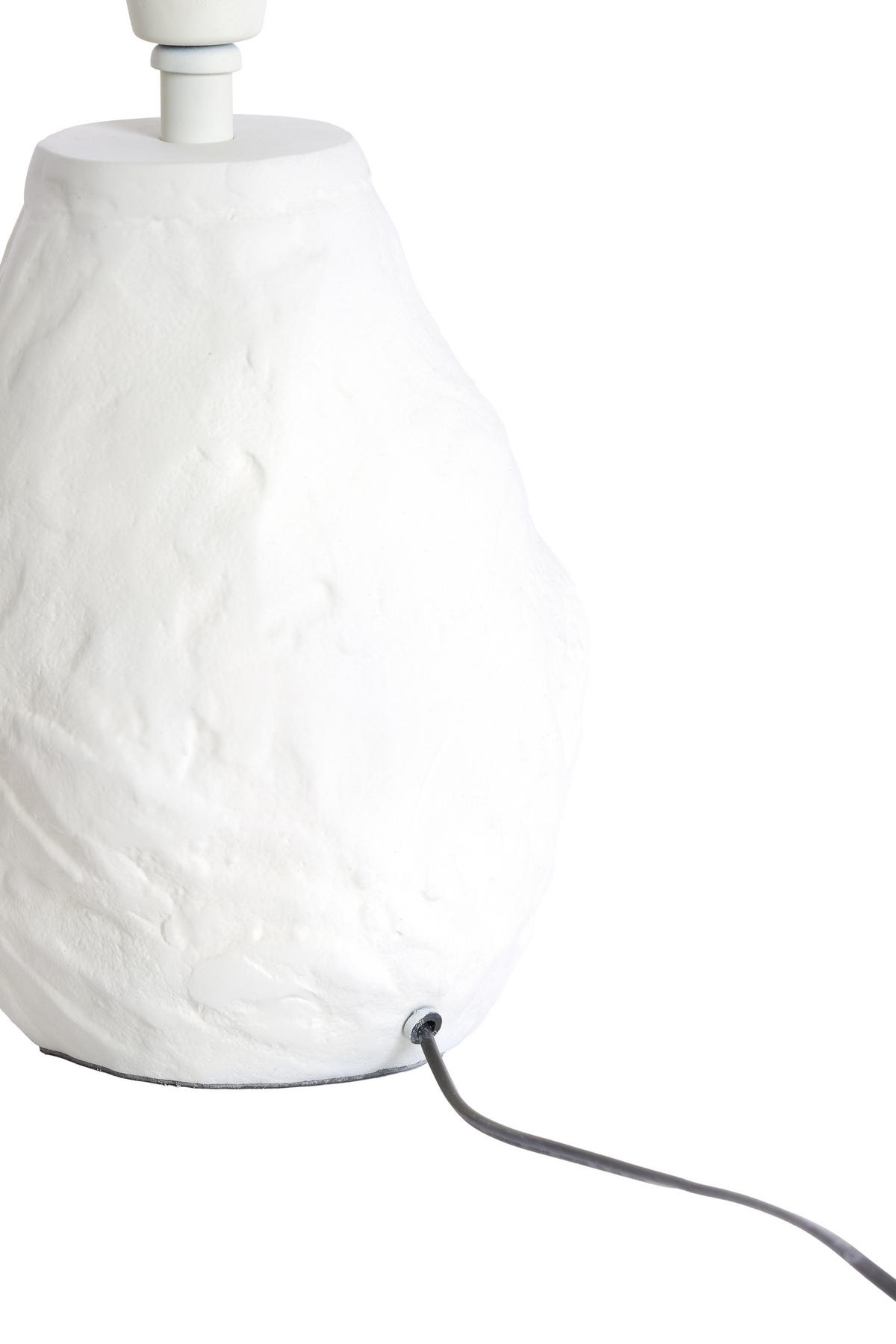 LAMPENSOCKEL Mavelle Weiß 21/18/29 cm - Weiß, Metall (21/18/29cm) - Light & Living