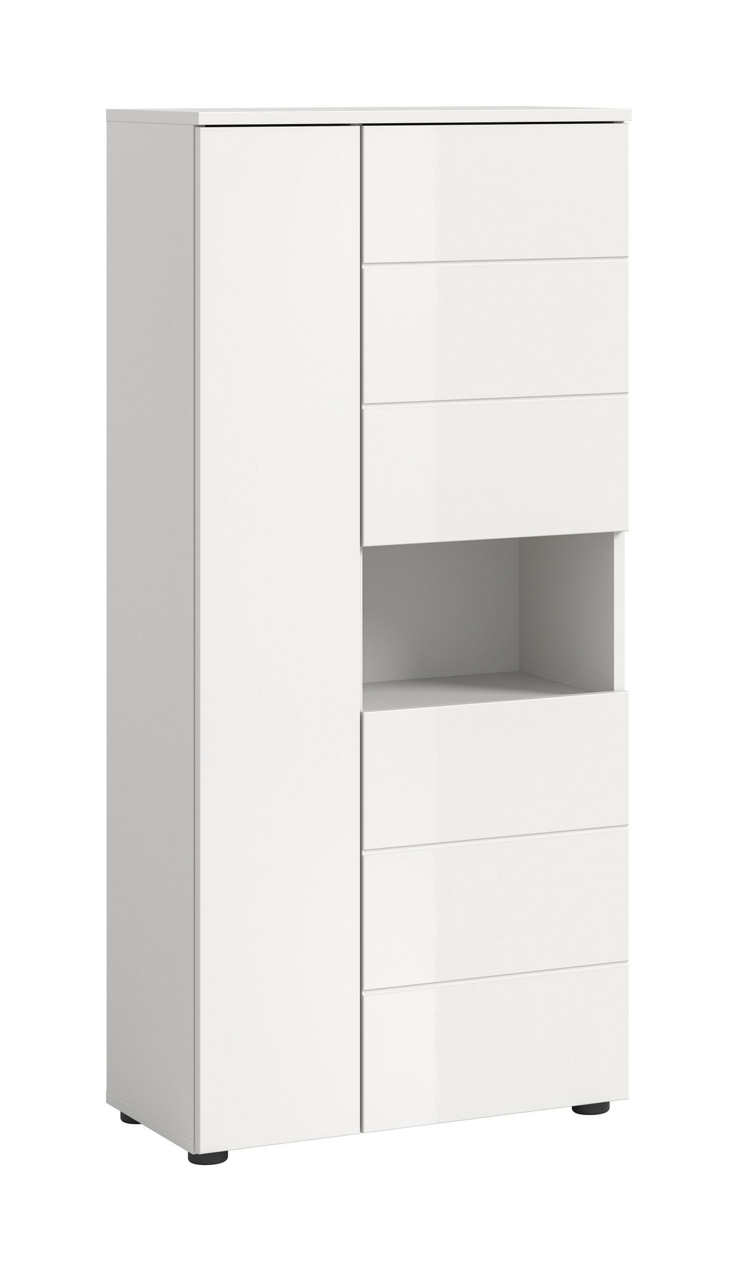 Homes & Jones Standschrank Weiß 60x133x34 cm