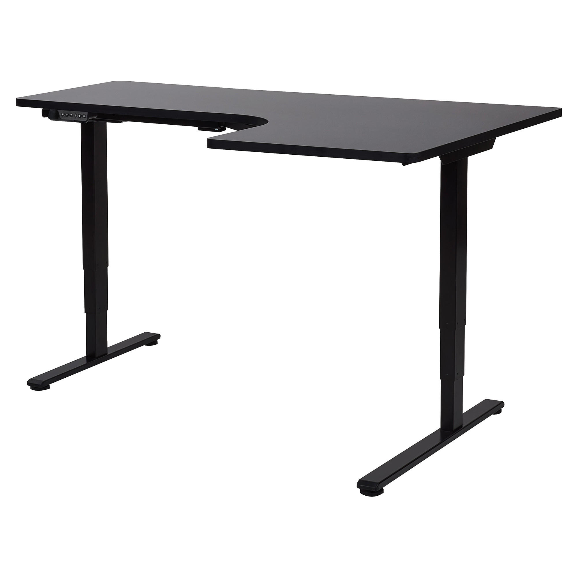 Beliani PSACÍ STŮL 160x60 cm elektrický Černý Destines