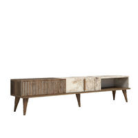 TV-MÖBEL Milan Nussbaum-Weiß - Nussbaumfarben/Weiß, Holz (180/40/35cm) - Habitat Garten