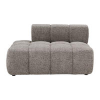 RECAMIERE ohne Schlaffunktion - 1 Person - stoff - taupe Facivil - Taupe, Textil (125/70/94cm) - Vente-Unique