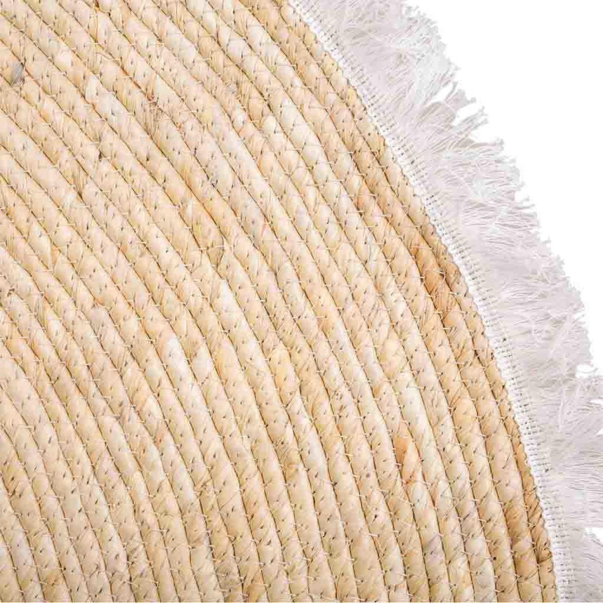 NATURFASERTEPPICH braun handgewebt D120x1 cm - Beige, Naturmaterialien (120/120cm) - Wanderlust