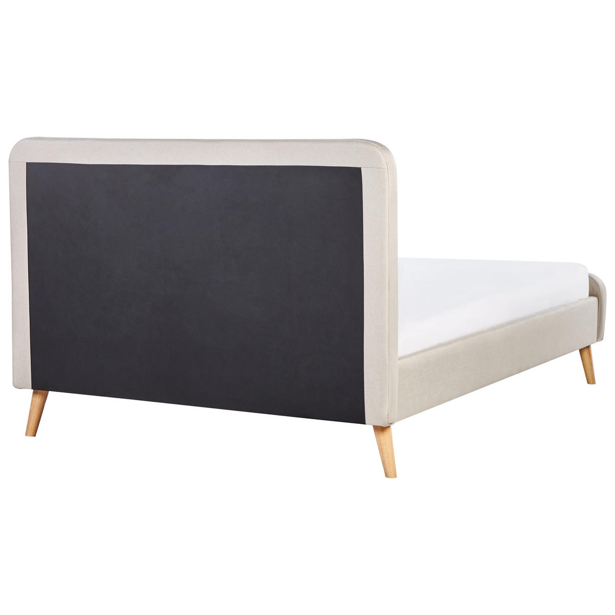 POLSTERBETT mit Lattenrost 140x200 cm Beige Rennes - Beige, Textil (140/200cm) - Beliani