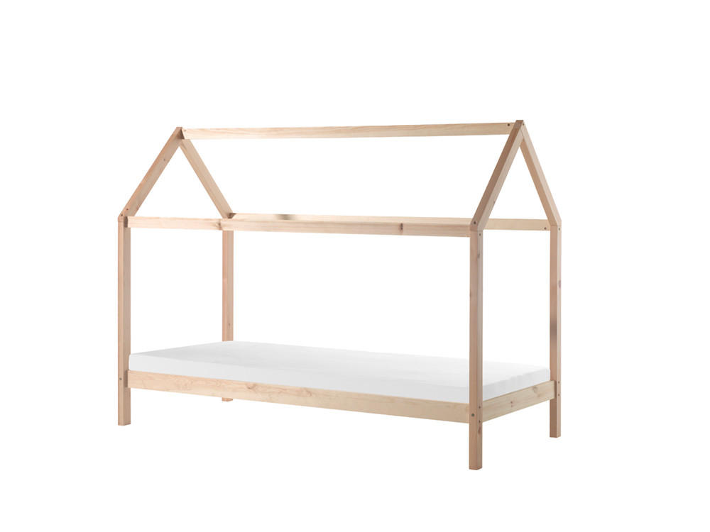 HAUSBETT DALLAS Beige 99x208x160 cm - Beige, Holz - FURNLUX