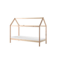 HAUSBETT DALLAS Beige 99x208x160 cm - Beige, Holz - FURNLUX