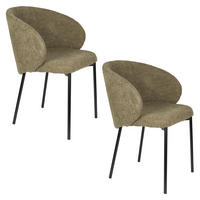 ESSZIMMERSTUHL Ayle Grün - 2 er Set - Grün, Kunststoff (58/70/48cm) - Housecraft Living