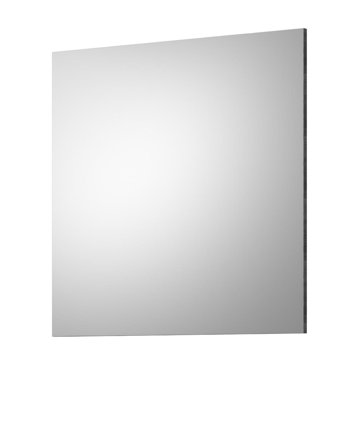 WANDSPIEGEL in Rauchsilber grau, Garderobenspiegel 90 x 87 cm - Grau, Holzwerkstoff (90/87/2cm) - Inn.Furn