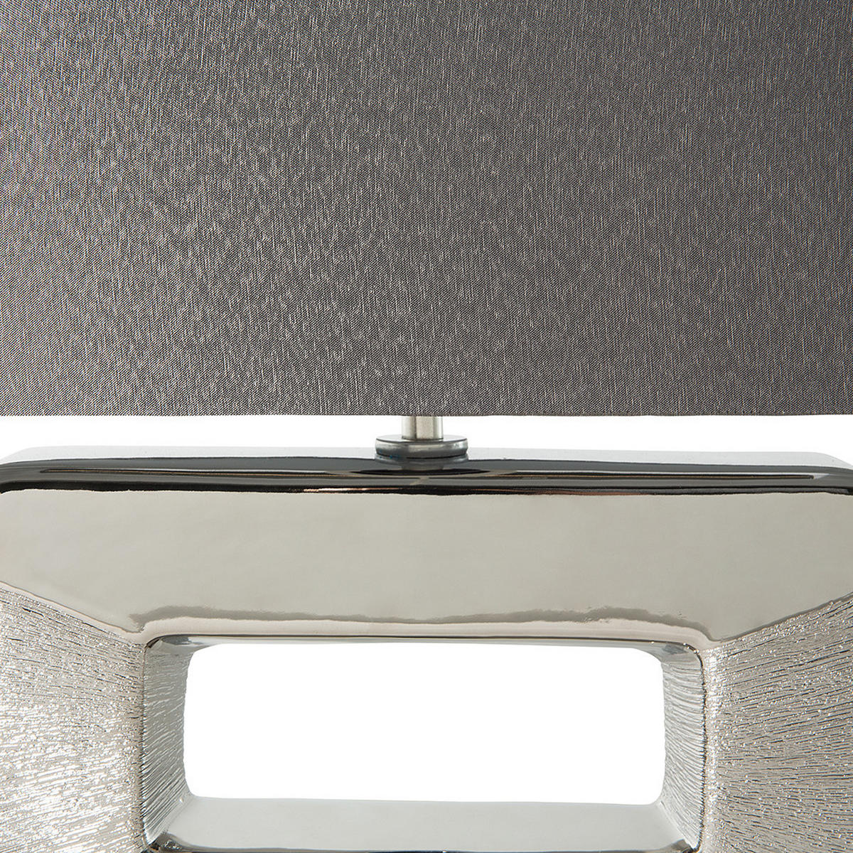 TISCHLAMPE Onyx 16/32/42 cm - Grau, Keramik (16/32/42cm) - Beliani