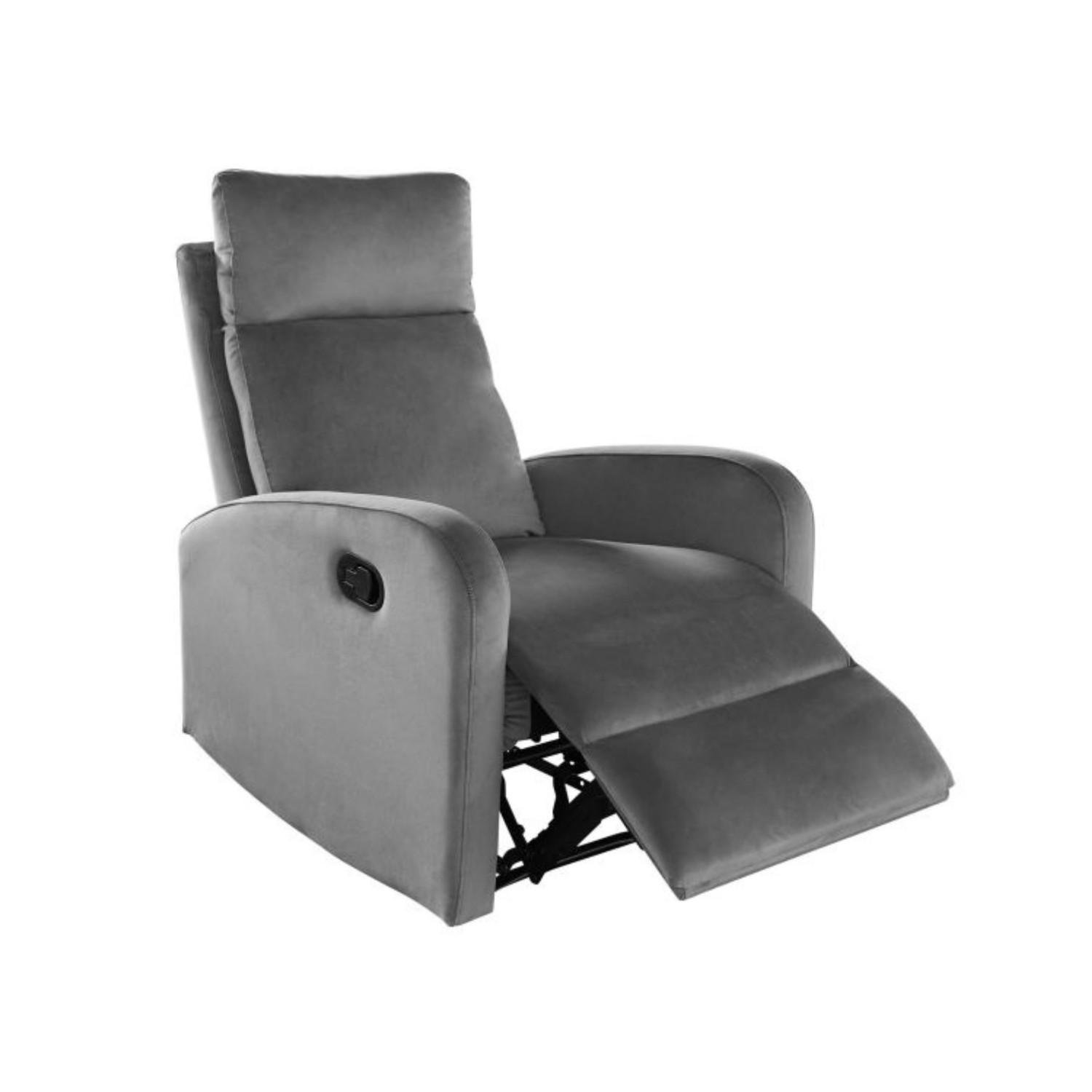 RELAXSESSEL ZYGGI II, elektrischer Polstersessel - Grau, Textil (67/103/74cm) - Lookway