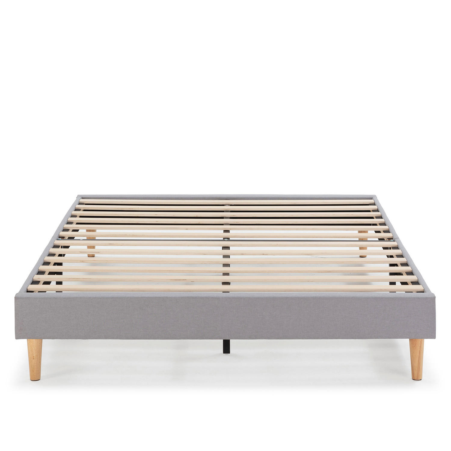 POLSTERBETT + kopfteil 150x190 cm Aura, Hellgrau - Hellgrau, Textil (190/150/90cm) - VS Venta-stock