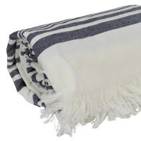 STRANDTUCH. Bio-Baumwolle. 100x175 cm - Weiß, Textil (100/175cm) - SOWL