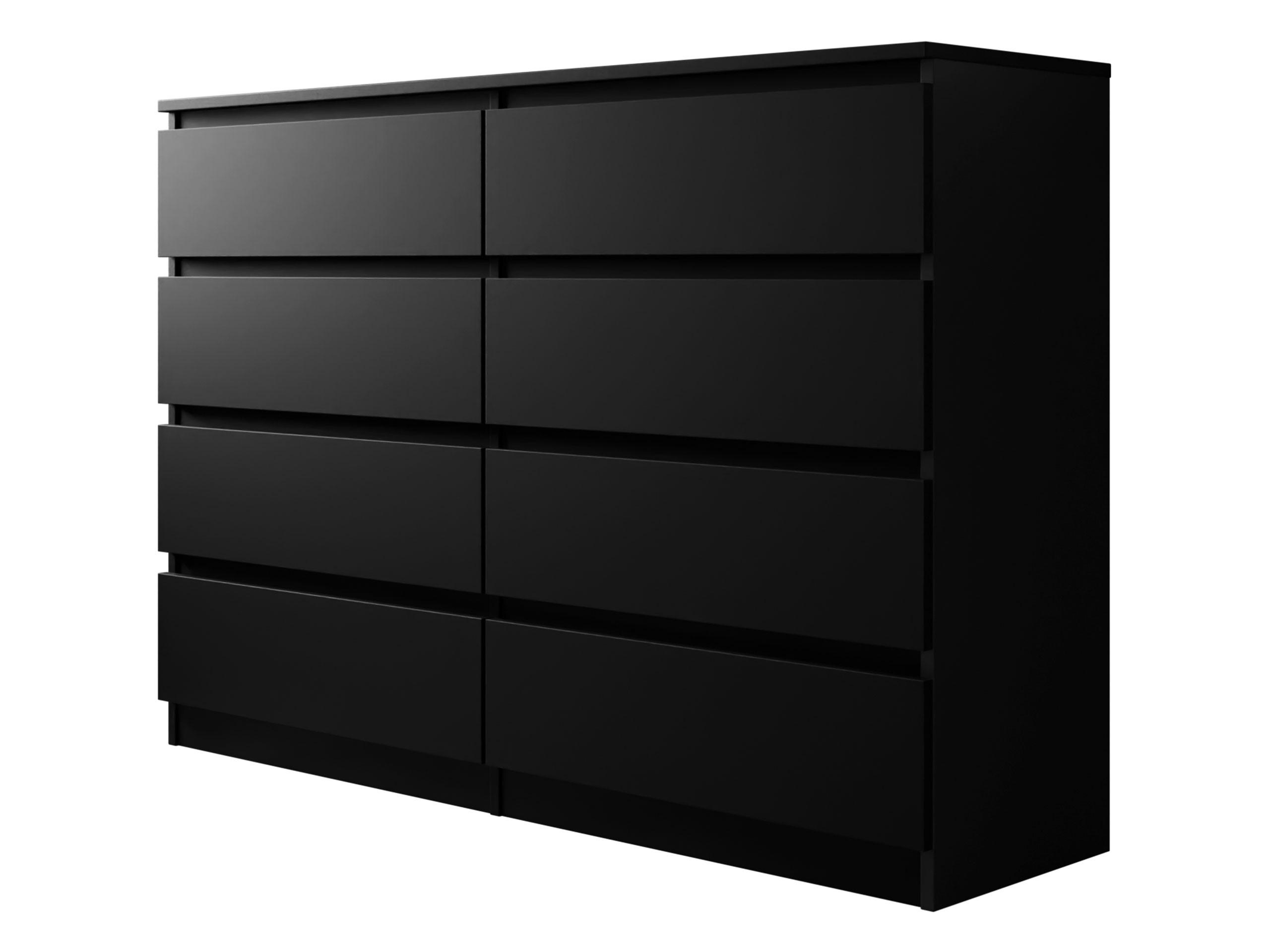KOMMODE Malwa M8 - Schwarz, Holzwerkstoff (138/100/40cm) - MIRJAN24