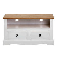 LOWBOARD CAMPO - Weiß/Braun, Holz (99/54/44cm) - CARO-Möbel