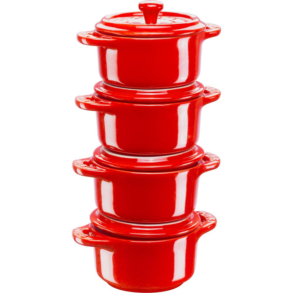 TOPF Rot 13.5/10/7.7 cm 405081580 - Rot, Keramik (9.5cm) - Staub
