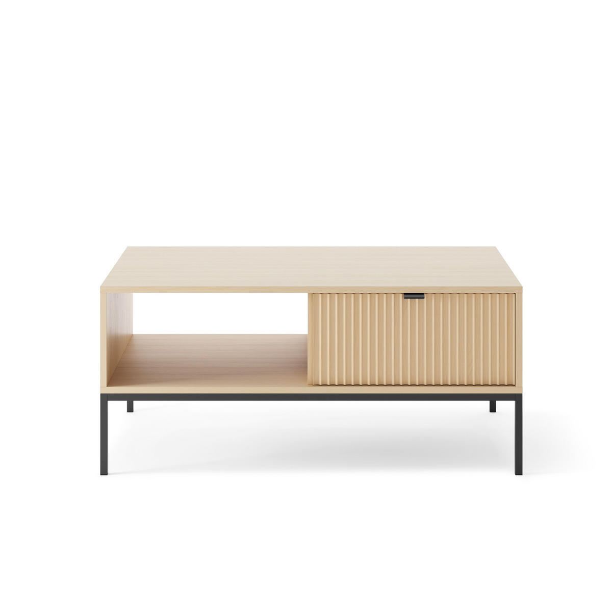 COUCHTISCH NANAIMO STO1 Profilierte Fronten Eiche Vicenza Eiche Vicenza - Eiche Artisan, Holzwerkstoff (68/104/48cm) - Komodee