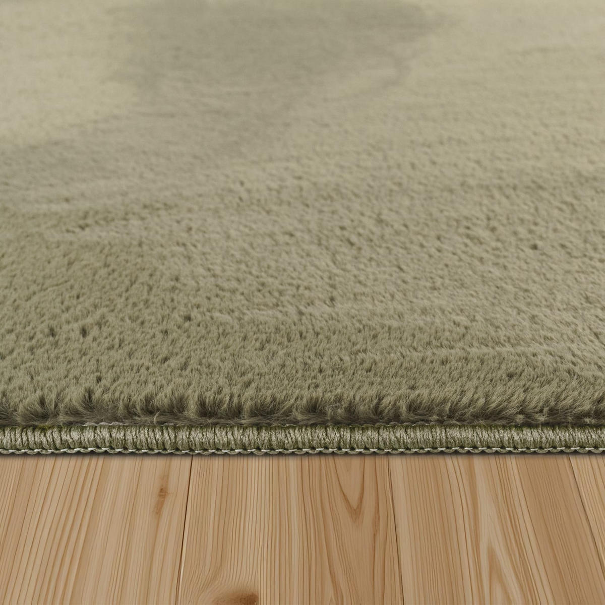 HOCHFLORTEPPICH 240/340 cm Soft 380 - Grün, Kunststoff (240/340cm) - Paco Home