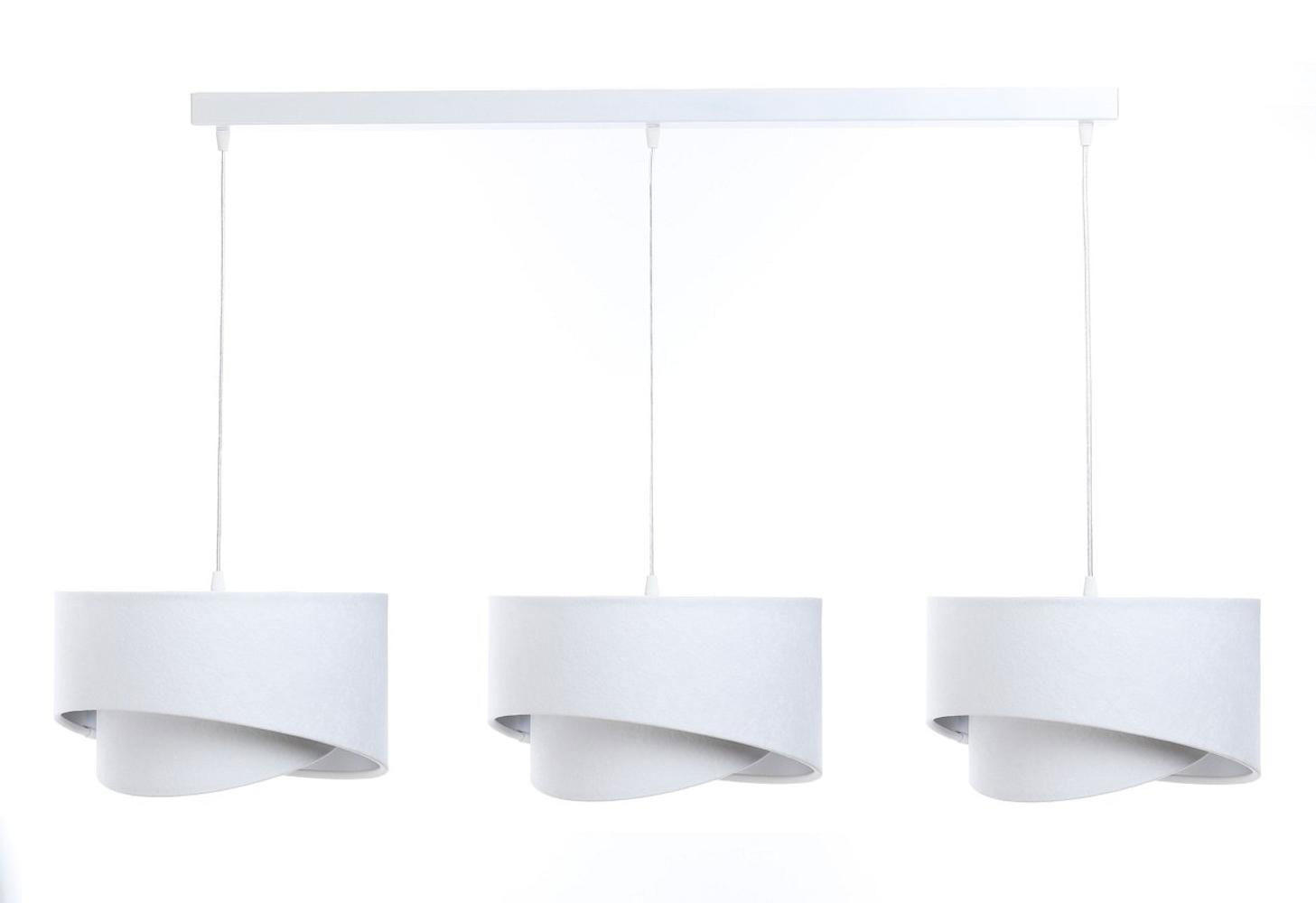 HÄNGELEUCHTE Silber 30/18 cm - Weiß, Kunststoff (30/0.3/18cm) - ONZENO