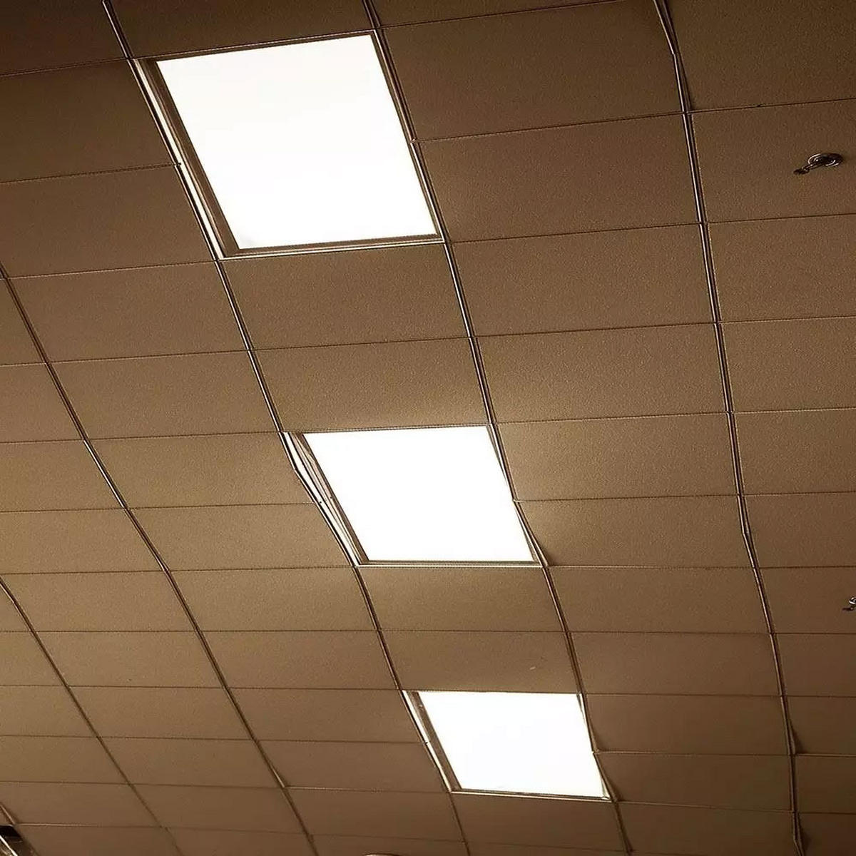 LED PANEL Weiß 59,5 cm Smart Steuerung - Weiß, Kunststoff/Metall (59.5/59.5/6.5cm)