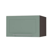 KLAPPHÄNGESCHRANK Kvantum W6B/60 Mint Matt / Lava Matt 60 / 59 / 36cm - Dunkelgrau/Mintgrün, Holz/Holzwerkstoff (60/36/59cm) - Feldmann-Wohnen