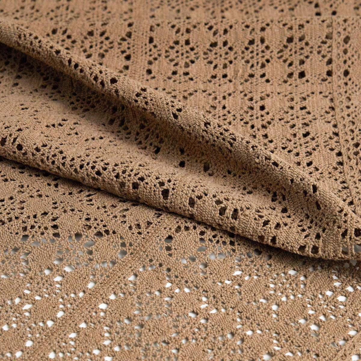 TISCHDECKE Folkelips - Braun, Textil (180/130/1cm) - home&you