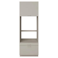 WASCHMASCHINENSCHRANK Holv Kaschmirgrau 68 cm - Taupe, Holzwerkstoff/Metall (67.5/200/66cm) - Selsey