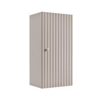 HÄNGESCHRANK BELLO geriffelt Kaschmir matt 35/68/27 cm - Kaschmir, Holzwerkstoff/Metall (35/68/27.2cm) - Rodan