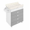 WICKELKOMMODE inklusive Babywanne - Grau, Holz (93/93cm) - Cam il Mondo del Bambino S.p.A.