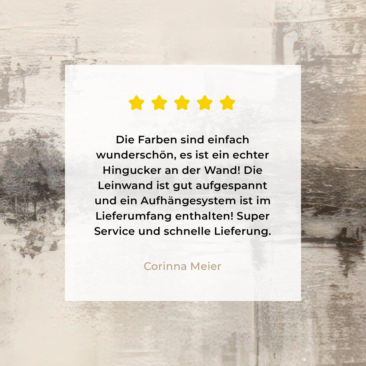 LEINWANDBILD Moderne Kunst - Abstrakt - Beige 40x30 cm - Beige, Textil (40/30cm) - MuchoWow