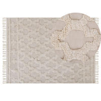 KURZFLOR-TEPPICH Suluova 200/140 cm - Beige, Textil (140/200cm) - Beliani