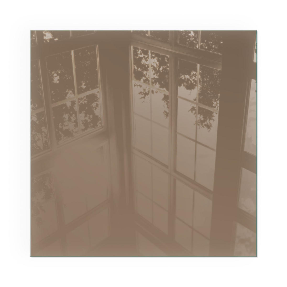 GLASPLATTE für Kamin 60x60 cm - Braun, Glas (60/60/0.4cm) - TULUP