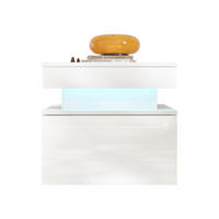 NOPTIERA 1S Glossa - alb, material plastic/compozit lemnos (55/51/39cm) - MIRJAN24