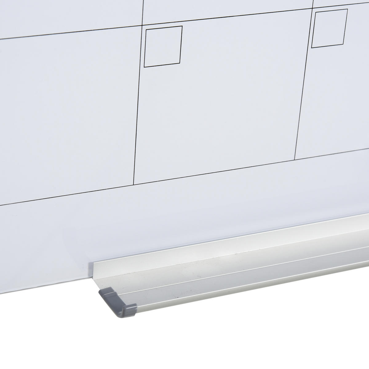 WHITEBOARD Kalender DE-08984 Weiß - Weiß, Glas (60/0.2/90cm) - ComfortXL