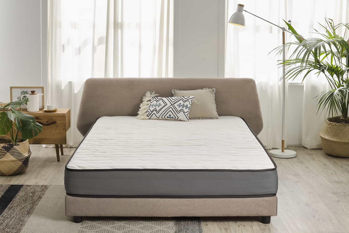MATRATZE Multi Flex Care - 21cm 135X190cm - Weiß, Textil (135/190cm) - Moonia