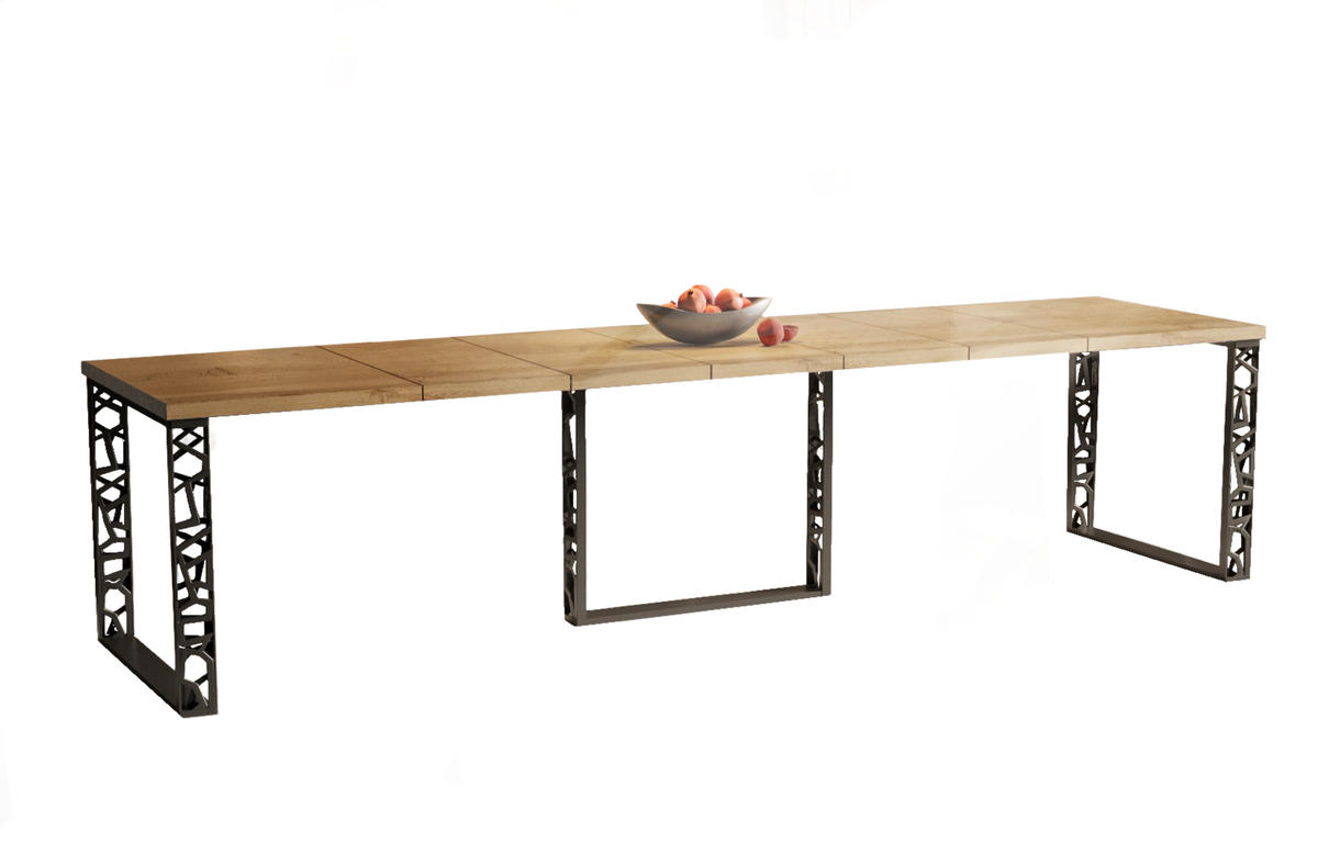 ESSTISCH Ewerest Max ausziehbar - Eiche Wotan, Holzwerkstoff (130/85/76cm) - Endo-Moebel